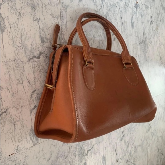 Coach Tan Leather Satchel - Picture 3 of 10